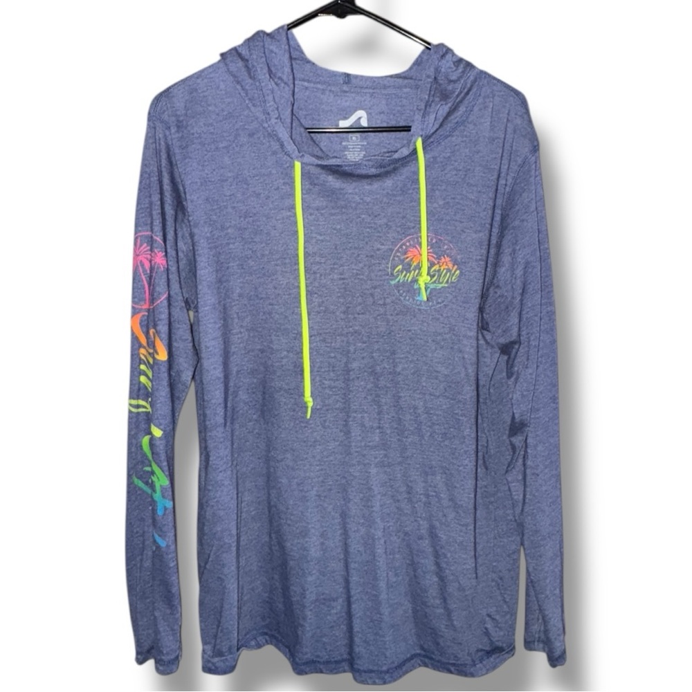 Surf Style Perdido Key Hoodie XL - Lightweight Graphic Beach Tee 🌴 - Picture 10 of 16